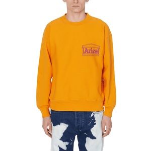 Aries Classic Temple Crewneck Orange